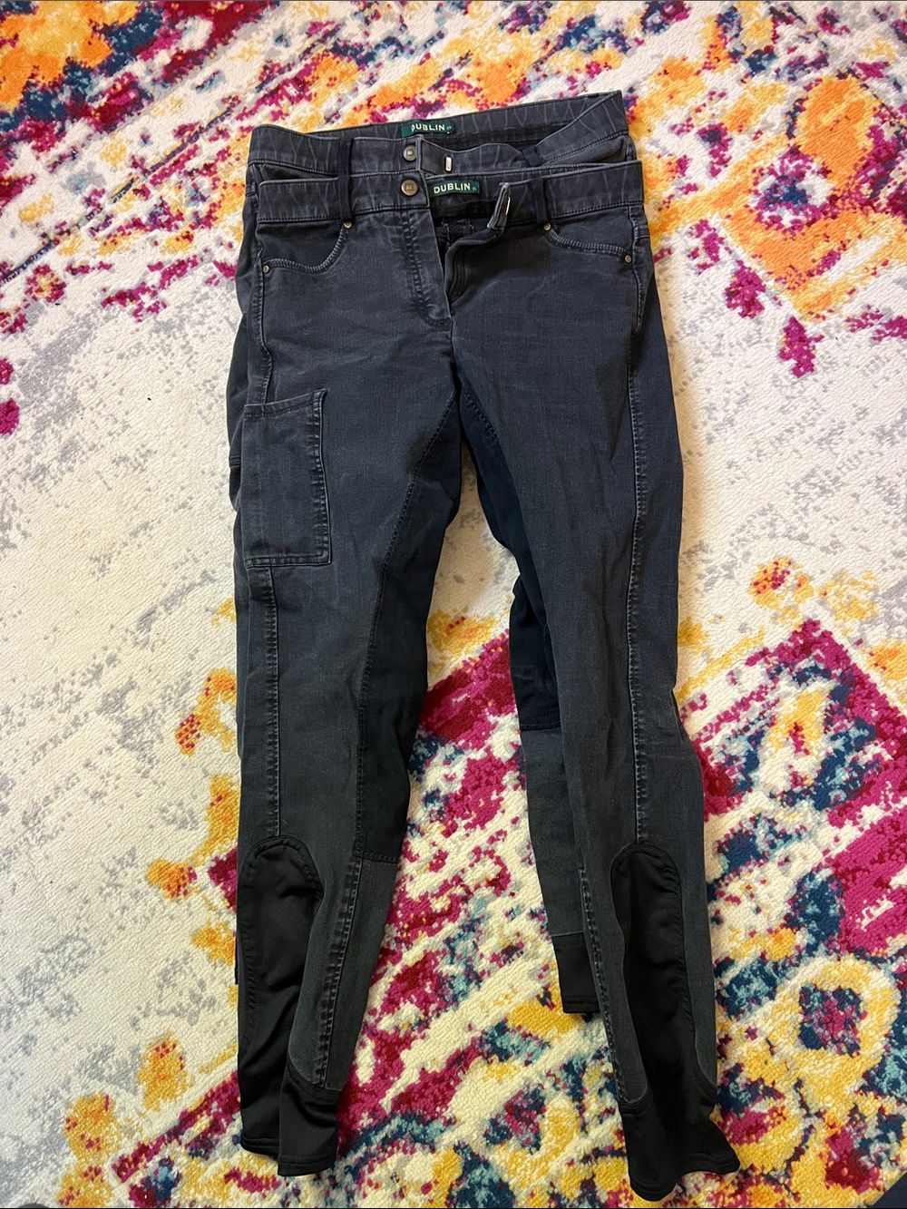 Dublin Shona Full Suede Seat Denim Breeches